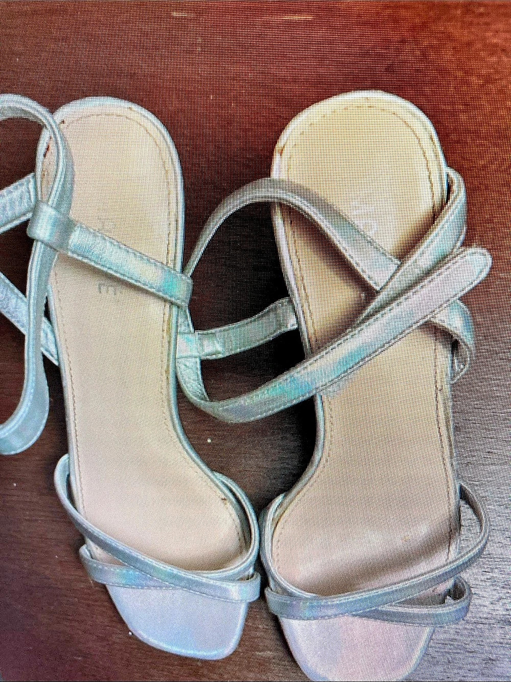 Strappy Sandals in Silver
